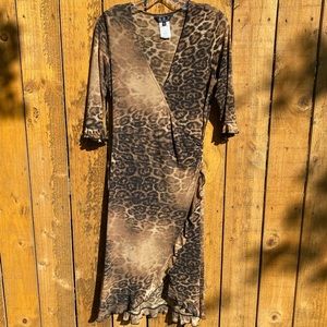 Women’s ABS- Allen Schwartz animal print dress